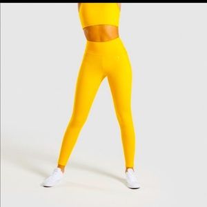 gymshark | dreamy 2.0 citrus yellow leggings